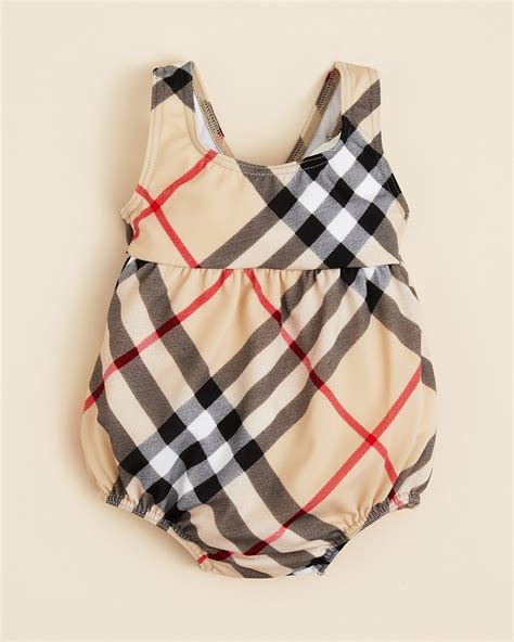 infant burberry bathing suit